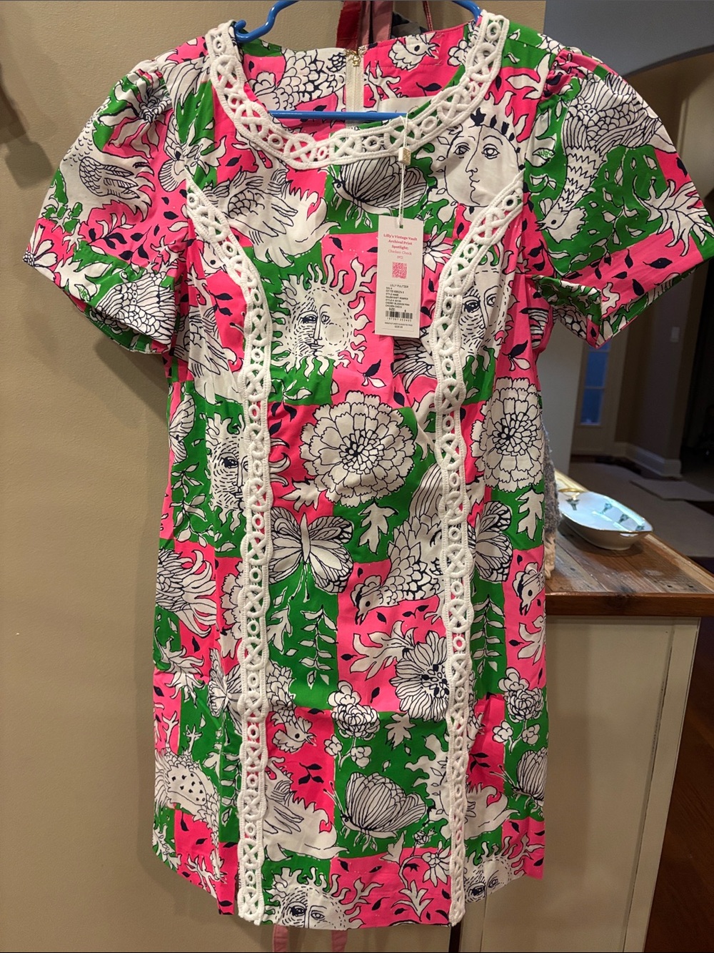 Lilly Pulitzer Salem Shift Romper Cherry Blossom Pink NWT Size 6